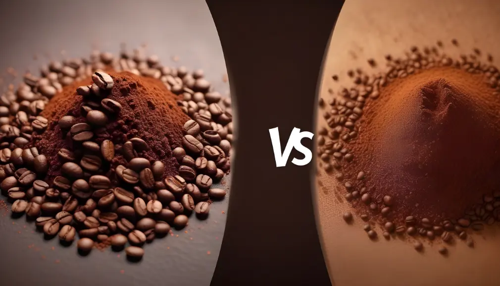 difference instant coffee and ground coffee