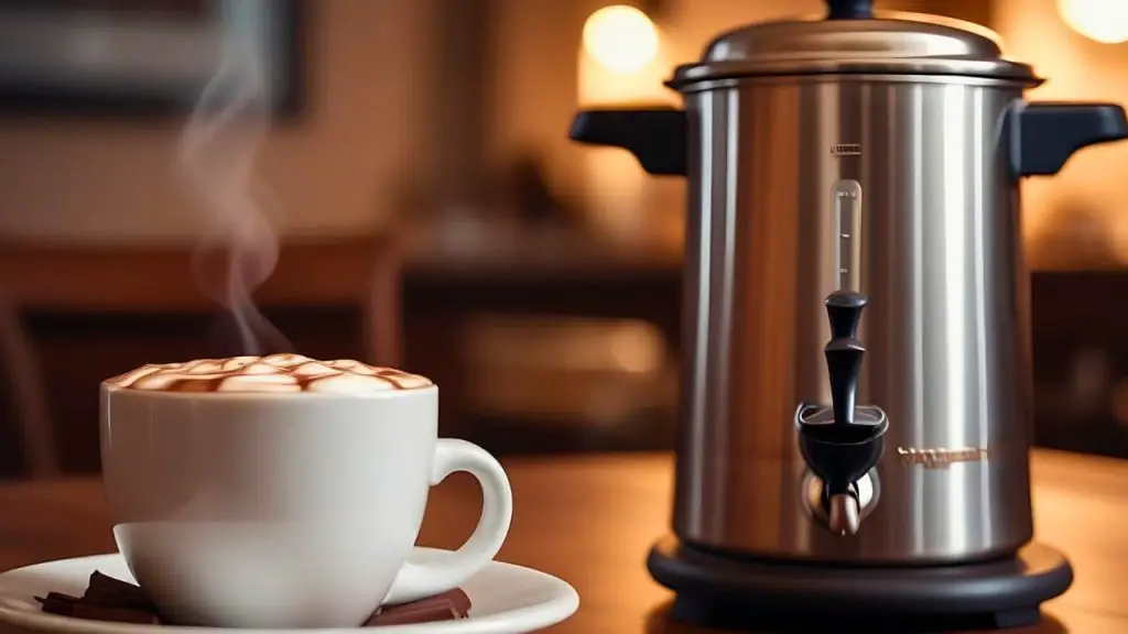 Make Hot Chocolate in a Coffee Urn