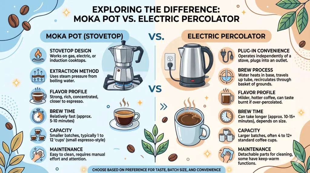 Percolator vs. Moka