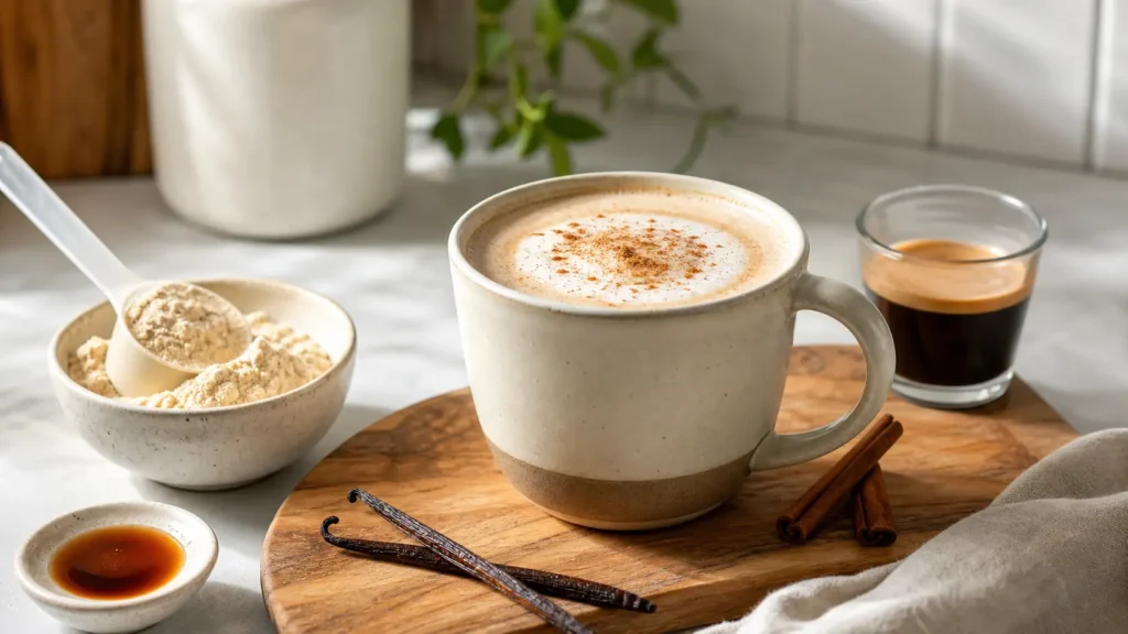 10 Protein Coffee Recipes That Actually Taste Amazing 2 hot vanilla protien coffee