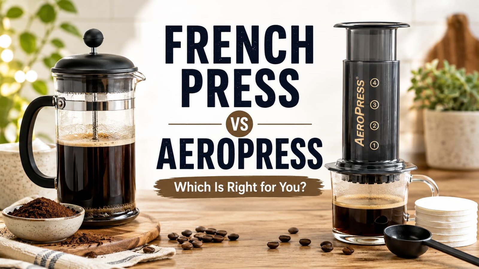 French Press vs AeroPress: Which Is Right for You? 1 French Press vs AeroPress: Which Is Right for You?