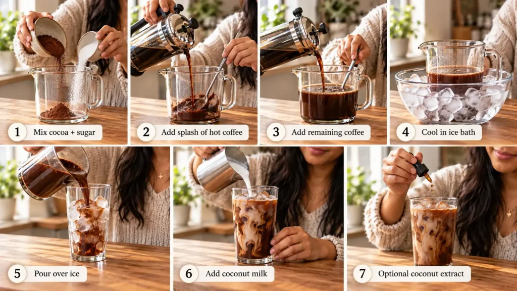 Iced Coconut Mocha