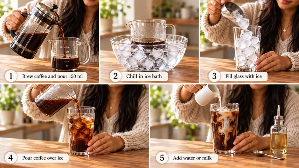 Iced French Press Coffee