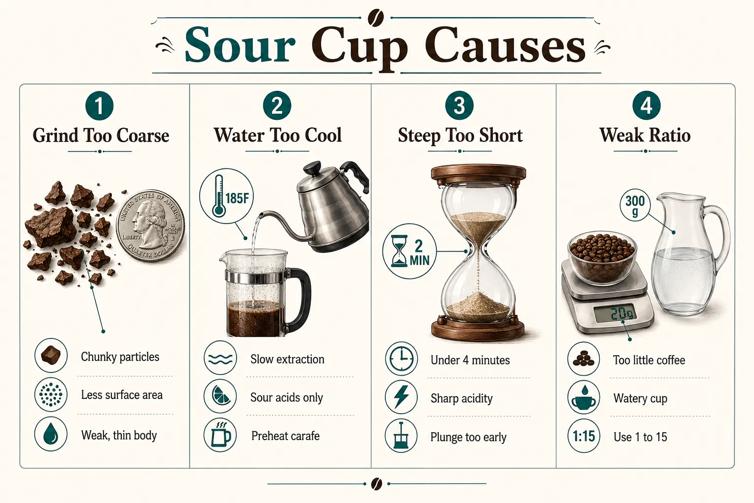 What Causes Sour Coffee in a French Press?